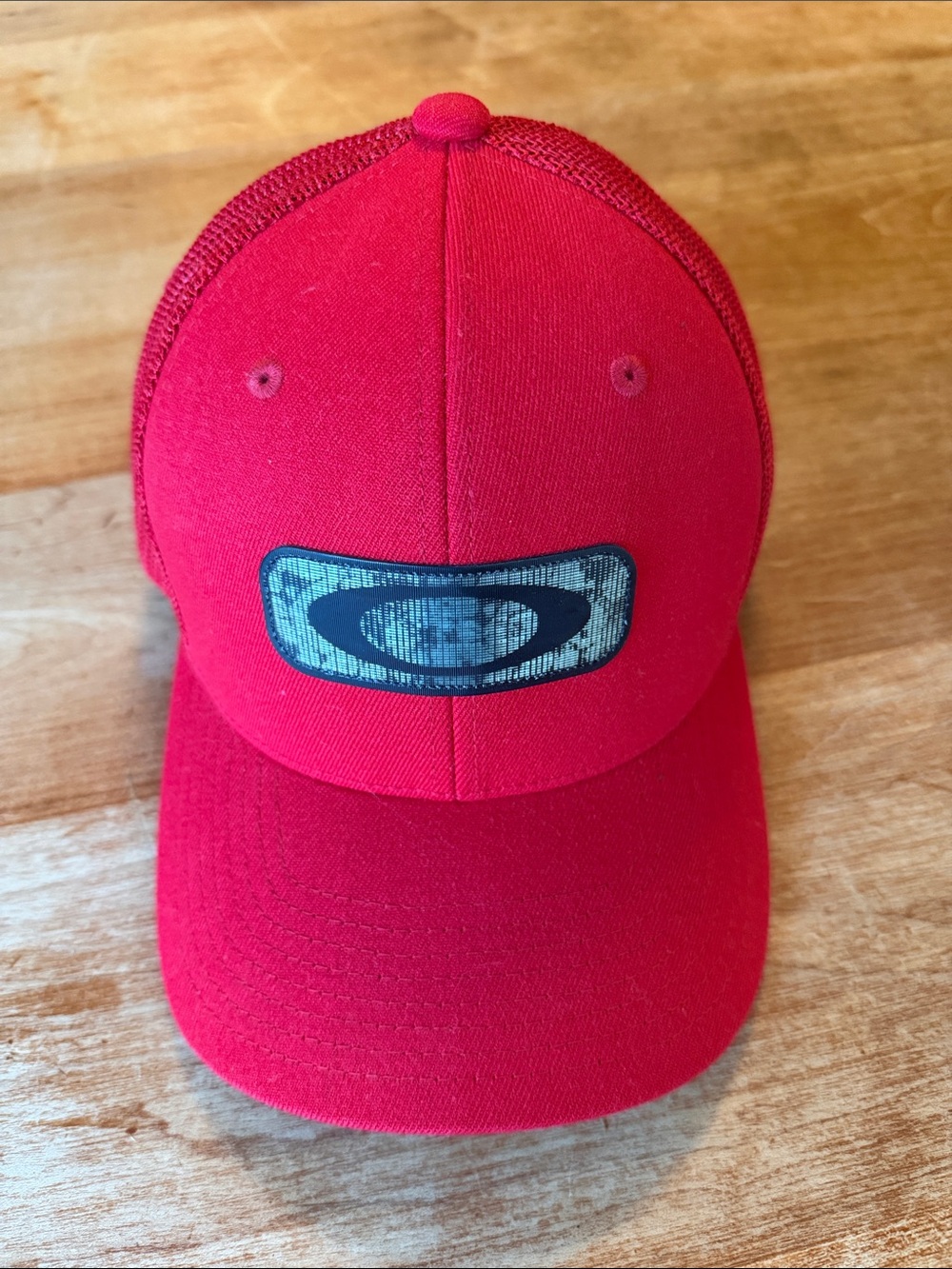 NWOT Oakley Red Trucker Hat